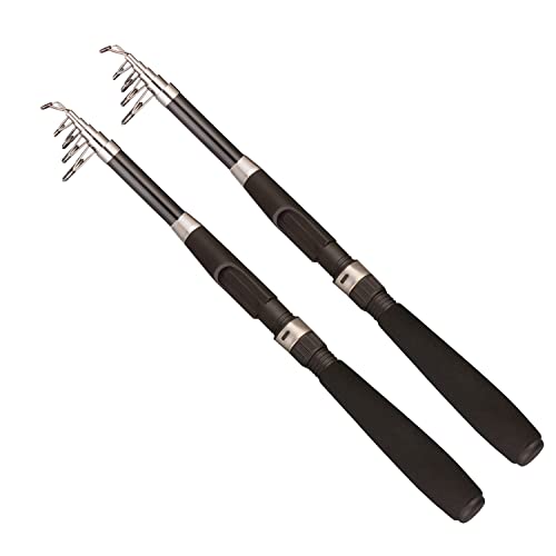 Fishing Rod 6.9ft 2Pcs Telescopic Fishing Rods Set