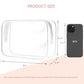 Clear Toiletry Bag (2 Count)