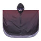 Adults Rain Poncho Waterproof Raincoat Women Gradient Hood with Pocket
