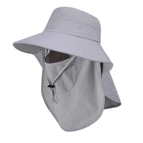Sun Hat for Men Women with Neck Flap