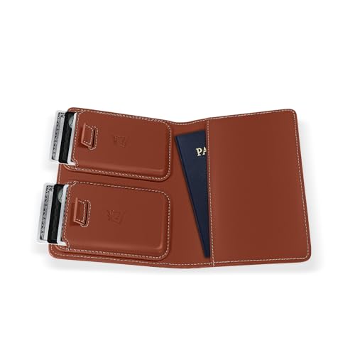 Passport Wallet with AirTag Holder