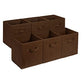 Collapsible Fabric Storage Bins with Handles (6 Count)
