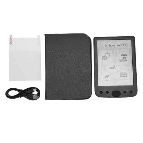 6 Inch E Reader Digital Reader Electronic Book Reader with 800x600 High Resolution Screen Multifunctional Navigation Buttons for PDF EPUB TXT DOC FB2 MOBI