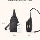 Crossbody Bags for Women Leather Sling Bag for Woman Travel Black