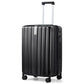 24 Inch Expandable Medium Checked Luggage with 8 Spinner Wheels