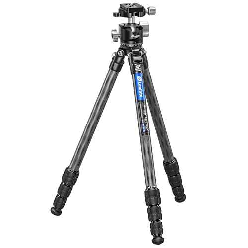 46" Compact Carbon Fiber Travel Tripod Ball Head LS
