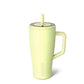 BrüMate Era 30 oz Tumbler with Handle & Straw | 100% Leakproof Insulated Water Bottle Tumbler with Lid & Flexible SoftSip Straw | Made of Stainless Steel | Cup Holder Friendly | 30oz (Prickly Pear)