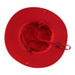 Summer Sun Hat for Men Women UV Protection Safari Hat for Fishing Hiking Outdoor Cowboy Bucket Hat UPF 50+ Red
