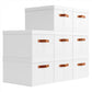 Storage Bins with Lids (8 Count)