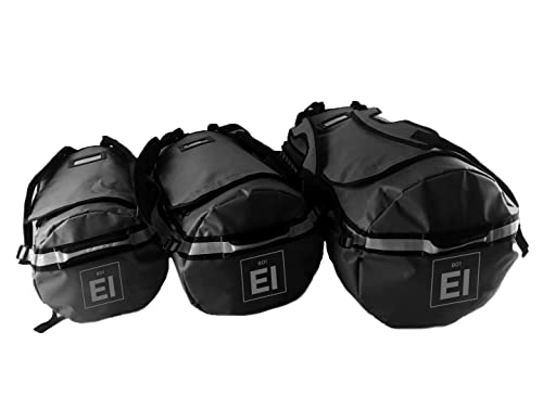 Trailhead Duffel Bag Shoulder Straps Waterproof Black