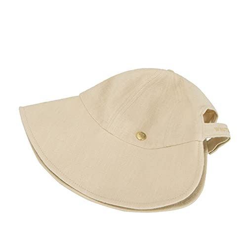 Linen Victorian Bonnet Hat Sun Cap