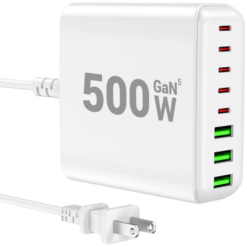500W USB C Charger Block