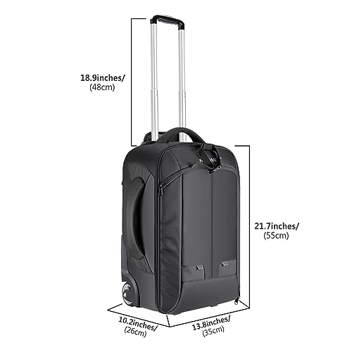 Convertible Rolling Camera Backpack for SLR