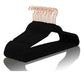 Black Velvet Hangers 100 Pack Non Slip Heavy Duty Rose Gold Hooks (100 Count)