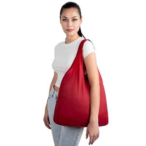 XL 25L Tote Foldable Packable Reusable Grocery Shopping Bag