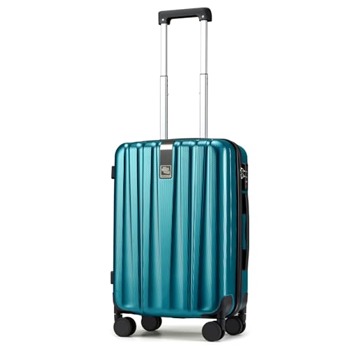 20 Inch Carry On Luggage 22x14x9 Airline Approved Lightweight PC Hard Shell Suitcases with Wheels Travel Luggage Rolling Suitcase Travel Luggage Bag Christmas for Birthday