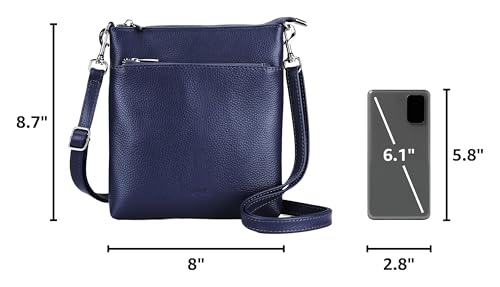 Genuine Leather Small Crossbody Bags for Women Travel Leather Purse