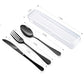 4PCS Premium Travel Utensils With Case
