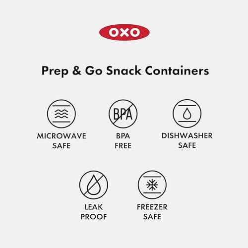 Good Grips Prep & Go Snack & Dip Container