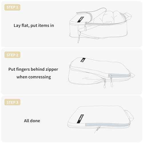 Compression Packing Cubes for Travel