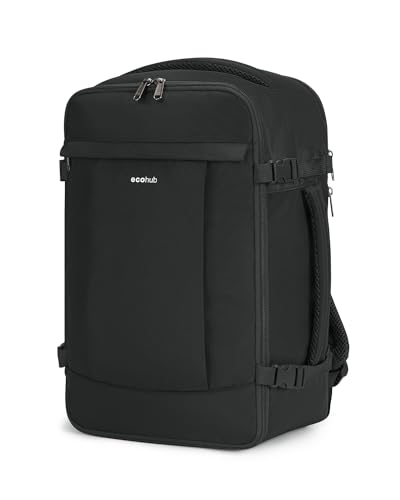 18" Travel Backpack Airlines Approved Personal Item Bag Women Black