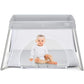 2 in 1 Travel Crib with Side Zipper
