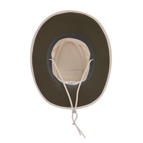 Cimarron Safari Sun Hat with Wide Brim for Outdoor Fishing Hiking Beige