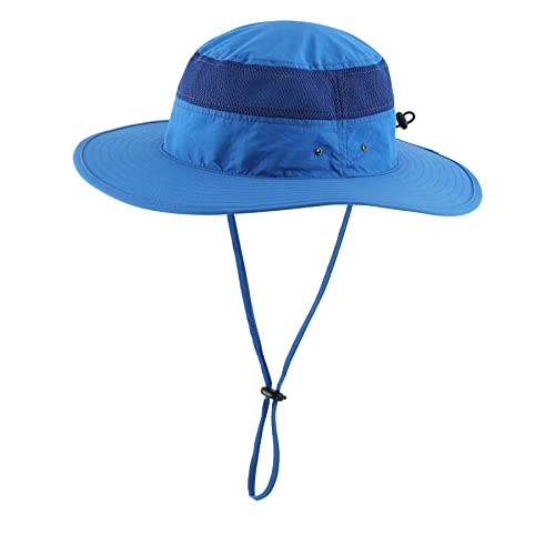 Men's Sun Hat UPF 50+ Wide Brim Bucket Hat Windproof Fishing Hats