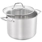 8 Quart Stainless Steel Stock Pot with Glass Lid