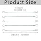 10 Pack Luggage Lock Safety Cable