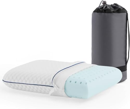 Cooling Gel Memory Foam Camping Pillow