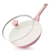 9.5In Nonstick Ceramic Frying Pan with Lid