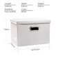 Collapsible Storage Bins with Lids [3 (3 Count)