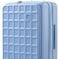 Expandable Top Opening 24 Inch Checked Luggage with Spinner Wheels