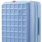 Expandable Top Opening 28 Inch Checked Luggage with Spinner Wheels