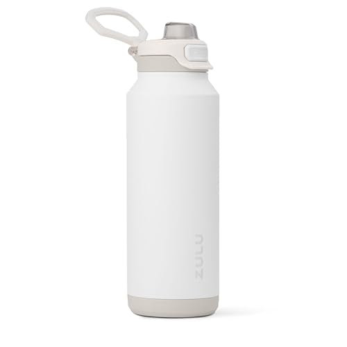 Powerfill Pro 40oz Stainless Steel Sip or Chug Water Bottle