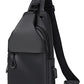 Waterproof Sling Bags Mens Shoulder Crossbody Backpack with USB Charging Port& Headphone