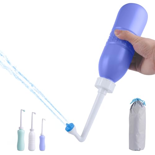 Portable Bidet Sprayer and Travel Bidet with Hand Held Bidet Bottle for Personal Cleansing Use Extended Nozzle