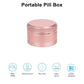 Small Metal Pill Case for Purse