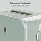 Zipperless Carry On Luggage Airline Approved with Aluminum Frame