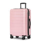 24 Inch Luggage TSA Approved Hardshell Suitcases with Spinner Wheels Durable PC+ABS Medium Checked Travel Luggage for Women Men Lt Purple