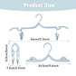 24 Pcs Travel Hangers with 48 Pcs Clips (24 Count)