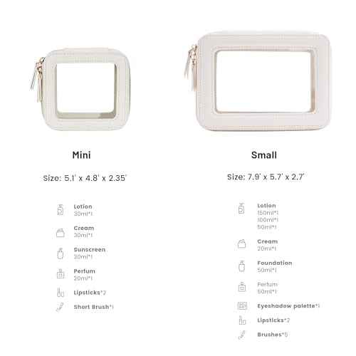 Clear Makeup Bag Set (2 Count)
