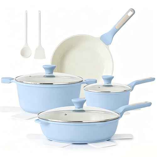 Nonstick Ceramic Cookware Set Large 13
