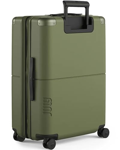 Checked Expandable Suitcase
