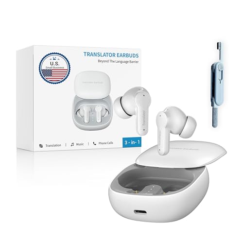 M3 Offline Translation Earbuds 74 Languages and Accents Lifetime