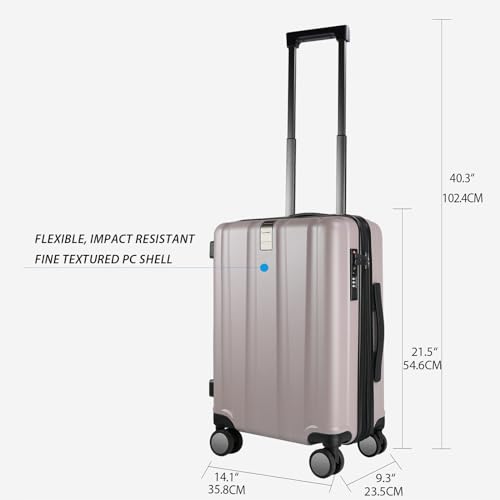 Carry On Luggage Suitcase Rolling Luggage