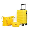 Luggage Set 3 Piece Luggage Set ABS hardshell Spinner Wheels Luggage Carry on Suitcase with Weekender bag & Toiletry bag (3 Count)