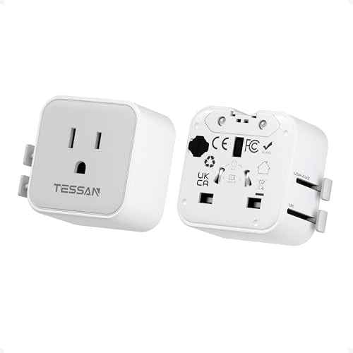 2 Pack Universal Travel Adapter (2 Count)