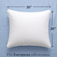 Euro Size Throw Pillows